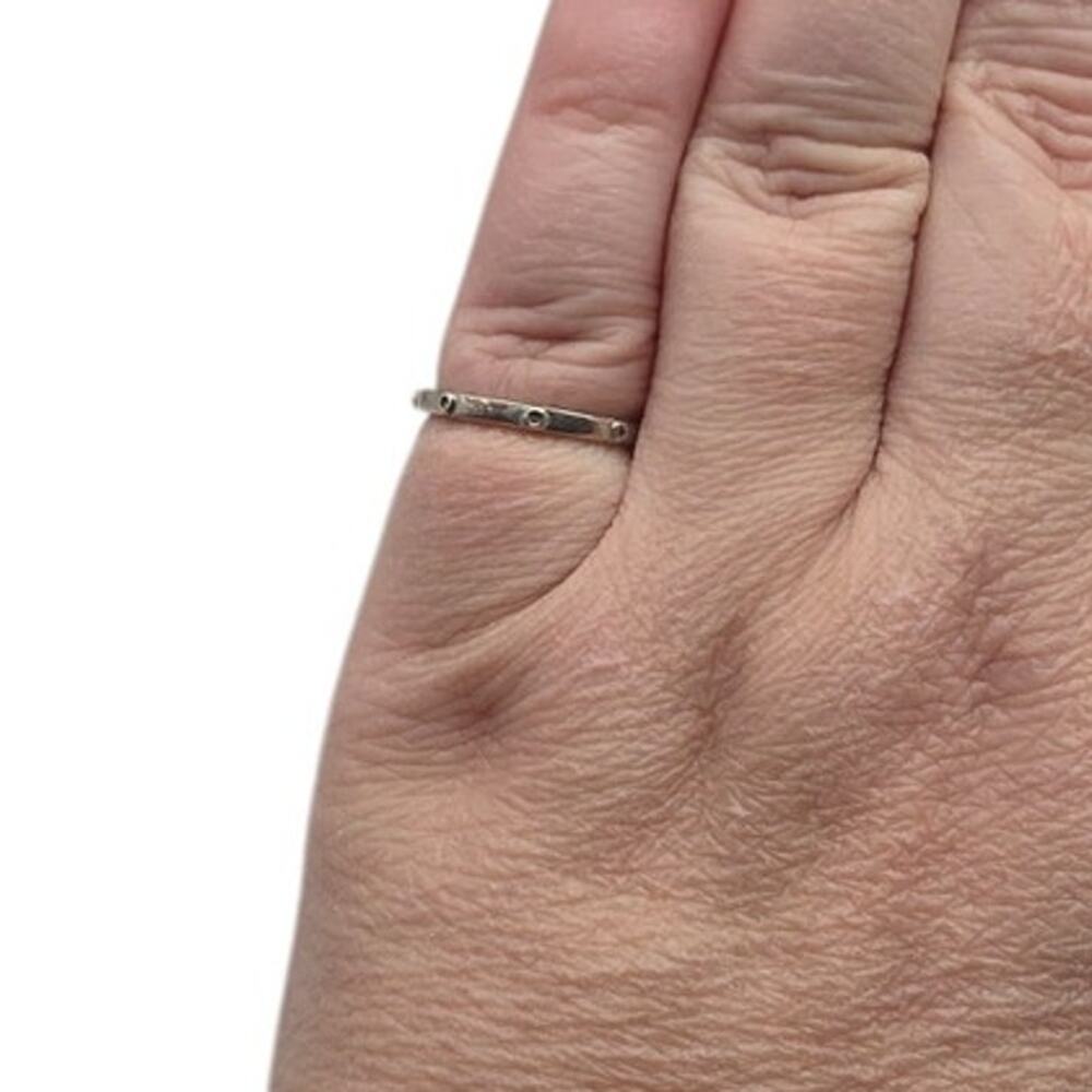 Silpada 925 Sterling Silver Stackable Eternity Ring – Size 7